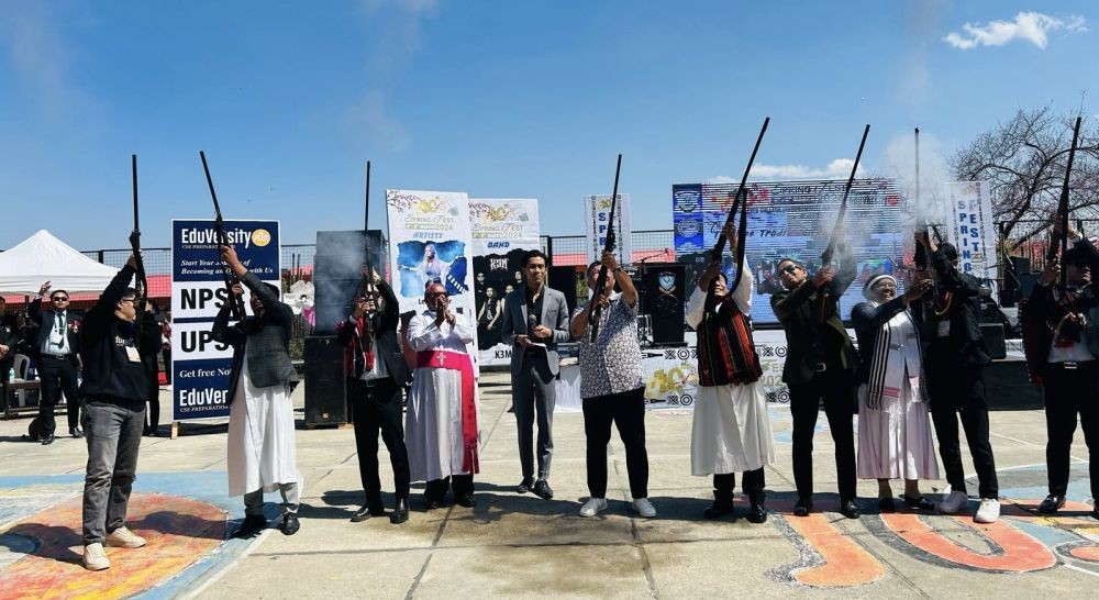 Advisor to Chief Minister Abu Metha and others during the inaugural of the 10th Spring Fest 2024 of St Joseph’s College (Autonomous), Jakhama on March 8.